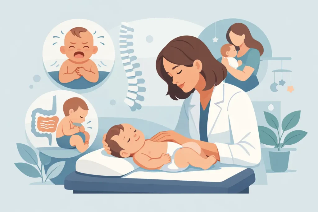 Chiropractor baby klachten uitgelegd